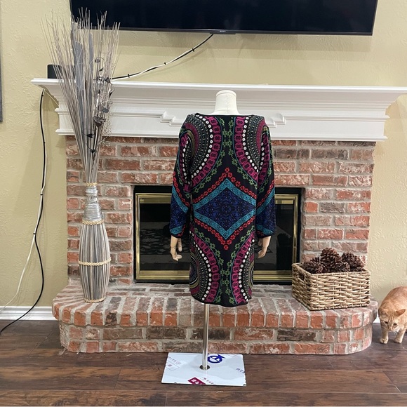 Ella Moss abstract, colorful, loose, knee length dress / S / Excellent condition - Picture 14 of 16